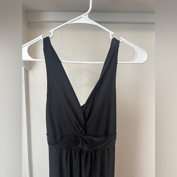 FINAL PRICE Half Moon Black Maxi Dress - Picture 2 of 5